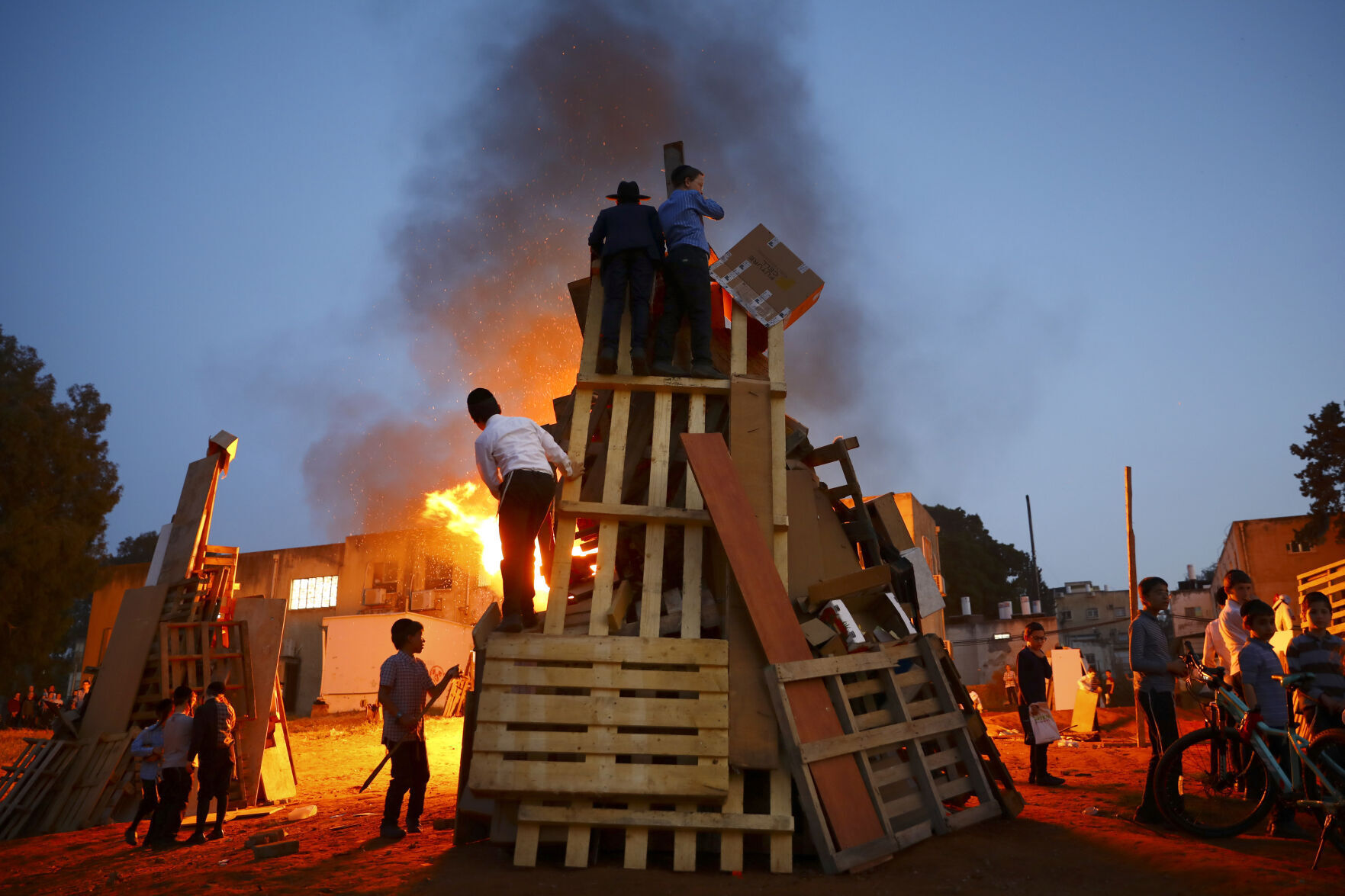 APTOPIX Israel Lag Ba'omer